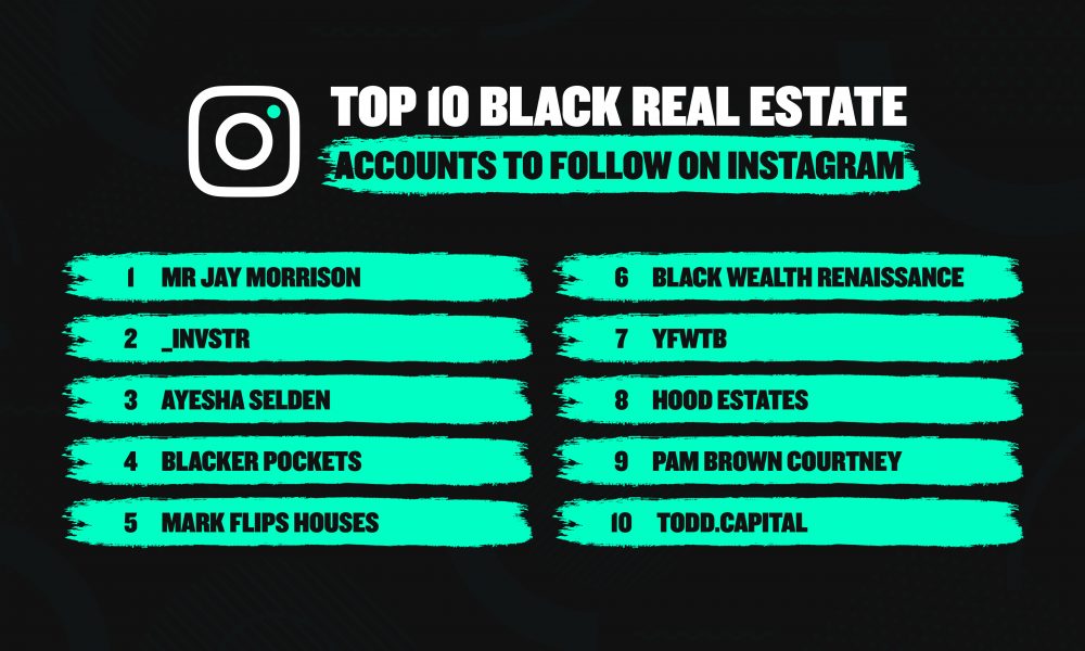 Top 10 Black Real Estate Accounts To Follow On Instagram - WealthLab